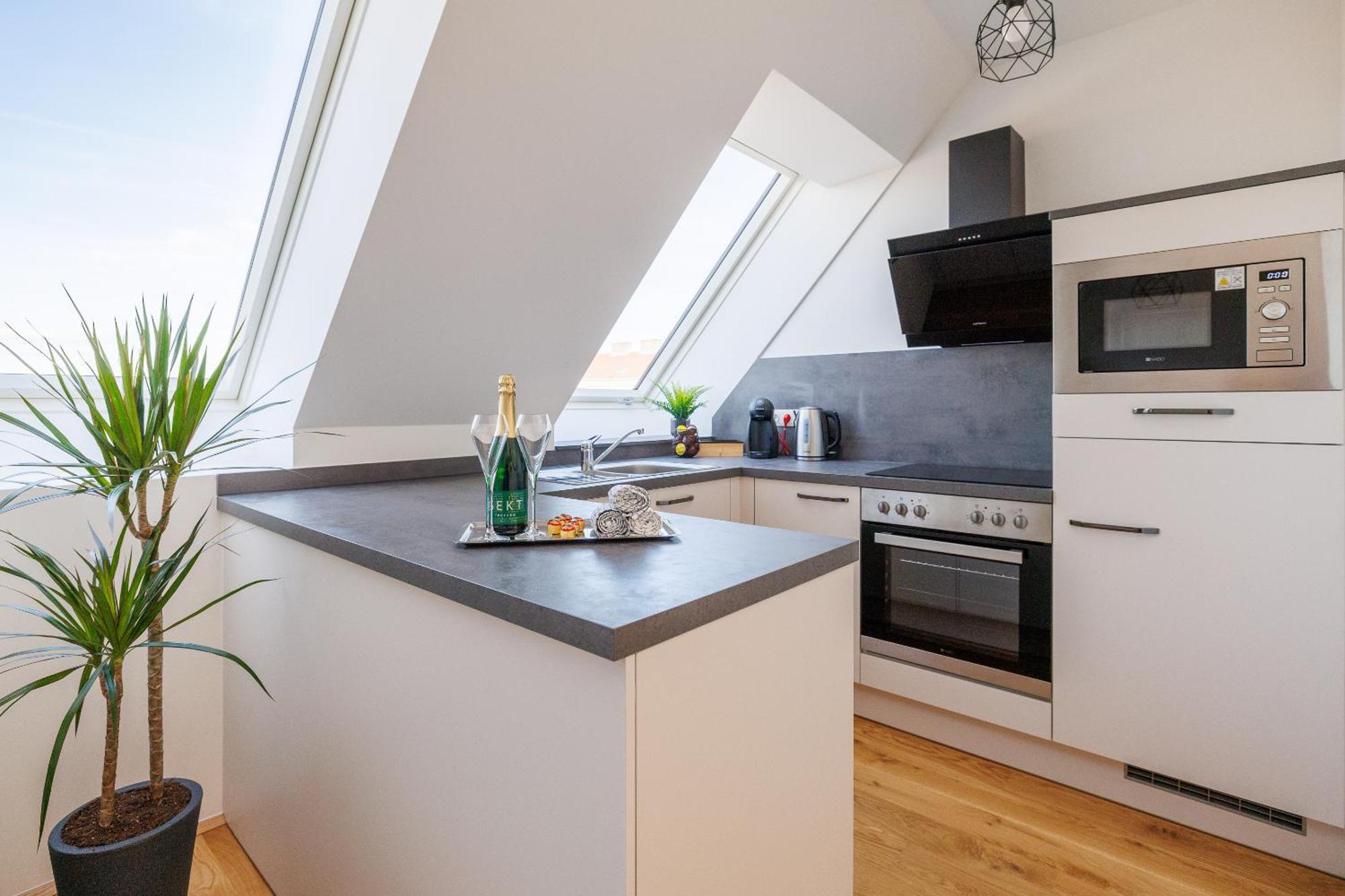 Symphony Apartments 38 - Modern Loft With Terrace And Grill In Central Location Vídeň Exteriér fotografie